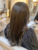 ヘアリゾート粋 ウナム 新宿東口店(enam)&nbsp;チェスナットブラウン/柔らか/透明感カラー/セミロング