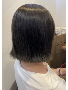 グローリープラス(Glory+plus) 縮毛矯正×オリーブグレージュ