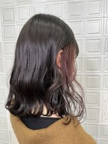 アース オーセンティック 武蔵小山店(EARTH Authentic)&nbsp;ブリーチ無しのダブルカラーでインナーピンク