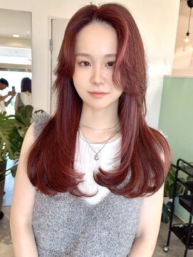 ヘアーメイク チョコ(hair make choco) 大人可愛い20代30代40代イルミナカラー×小顔レイヤーカット