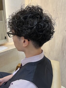メンズサロン ルーブ 新潟(メンズサロンLOOB) 波巻きスパイラルパーマツーブロック刈り上げ無造作パーマ