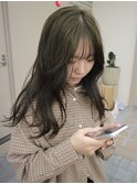 ブリーチなし　オリーブベージュ　オリーブアッシュ/akari