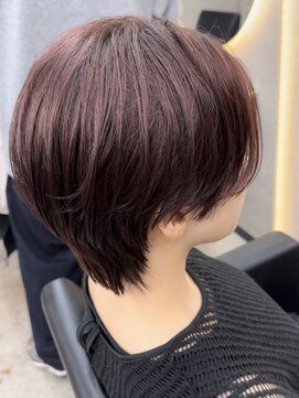 ルノン シェリー(LUNON cheliy) ガーネットピンク/ブリーチなし/ハンサムショート