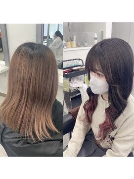 ガルボヘアー 桟橋店(garbo hair) プルシールエクステ高知美容院インナー