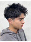 メンズ　刈り上げ　アクティブショート