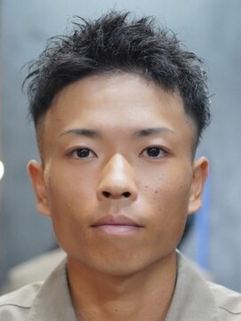 ノーエン(noen) ビジネスショートメンズマッシュツイストパーマツーブロック