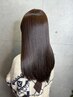 髪質改善ストレート+トリートメント+カット ¥17600~
