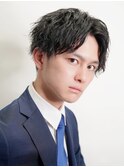 ツイストスパイラル/ツーブロック/ビジネス/メンズパーマ