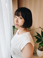 オン キャナルシティ博多前店(on)&nbsp;【タキさん】艶ナチュラルボブ×透明感グレイ/30代40代/博多