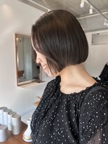 マイン(mine)&nbsp;ボブ/縮毛矯正/ 切りっぱなしボブ/まるみボブ