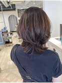 くびれボブルフ明るめベージュカラー透明感ダメージレス赤羽