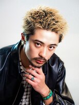 オーシャントーキョーオーバー 渋谷(OCEAN TOKYO OVER)&nbsp;スパイキーベリーショートツイストピンパーマ短髪ツーブロック