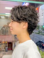 ヨリ サッポロ 札幌大通(yori SAPPORO) ニュアンスパーマ/センターパート/韓国マッシュ/ダークアッシュ