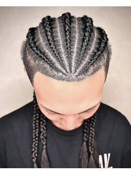 ノーム 横浜(NORM) 地毛 コーンロウ 5本