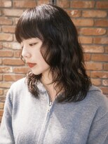 ボコカ(bococa) 【macana指名】レイヤーパーマミディアムレイヤーパーマウルフ