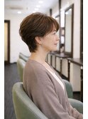 リタッチで作る大人の愛されショートボブ