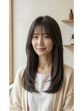 アリューカヘアー(Alluca Hair) レイヤーロングスタイル
