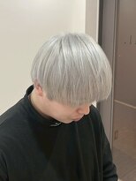 ユウル 横浜(juhl.) メンズホワイトシルバーケアブリーチダブルカラーハイトーン横浜