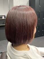 ヘアメイクアクト 都賀店&nbsp;暖色系カラーのボブスタイル