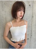 【廣田】ストレートボブ &nbsp;ベージュ 小顔