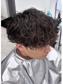 刈り上げマッシュ×シャドウパーマ