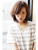 レウナ 外苑前(Reuna)&nbsp;毛先にワンカールパーマで小顔ミディー【外苑前・青山・表参道】