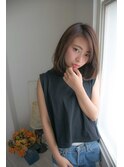 やわらかい質感に見せたい人におすすめのボブ