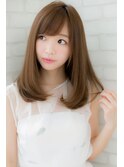 『ROMA』好感度◎とろみハニーヘアワンカール小顔セミロング