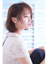 オウル(Owll)&nbsp;【DISHEL】ナチュラルな動きのあるひし形ショート　小顔バング