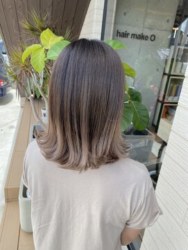 ヘアメイク ゼロ(0) グラデーショングレージュ