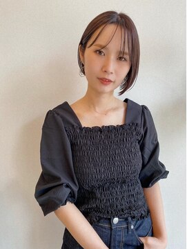 ヘアサロン セロ(Hair Salon SERO) 【セロ姫路】ミニボブ/ブラウンカラー