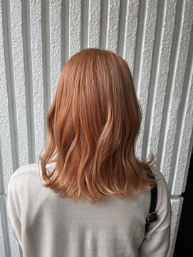 ネオリーブカップ 町田店(Neolive capu) オレンジベージュ☆ボブスタイル