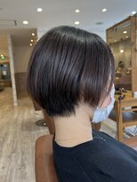 ラボヌールヘアー 宇都宮店(La Bonheur hair)&nbsp;くびれマッシュショート♪【宇都宮駅/インナーカラー】