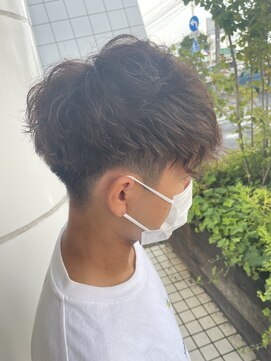 ジップ 緑店(zip) メンズニュアンスパーマ×20代モテ髪