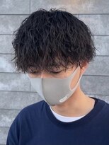 ニアウ 太田店(Niau)&nbsp;ツイストスパイラルパーママッシュメンズパーマ波巻きパーマ