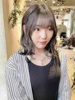 ディッセンバー 渋谷(December)&nbsp;【December】冬モテカラー×ブリーチなし透明感グレージュ◎