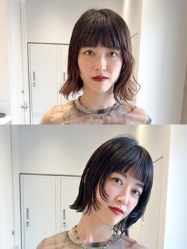 タス(tas) tas似合わせカット before&after 【フェイスレイヤーボブ】