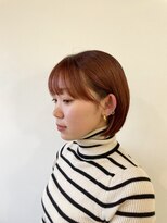 リノショアーズ ショウナン 辻堂店(RinoShores SHONAN)&nbsp;小顔補正立体カット×ナチュラルボブ 暖色10代20代30代40代50代