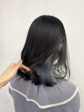 アオアクア バイ グルグル 小岩店(ao akua by GULGUL) .smoky blue × inner color.