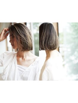 【白髪ぼかし/ブリーチなしダブルカラー】で垢抜け。洗練されたセンスと経験値で[今までにない]仕上がりを