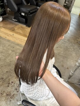 ウィークエンド(WEEKEND) ブリーチなしダブルカラー+カット+トリートメント【¥13800】