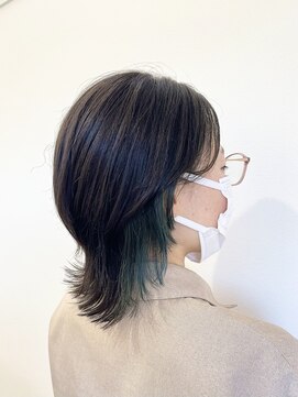 ヘアステーションフラット(HAIR STATION FLAT) ウルフ×インナーカラー