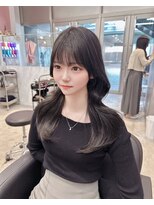 クム(kumu) レイヤーカット/前髪カット/顔周り/シースルー/名古屋/栄/韓国