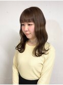 アッシュベージュ/イエベ春/ブリーチなしカラー