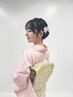 【社交着といえば】訪問着《ツースター★★》+着付け+無料ヘアセット+小物