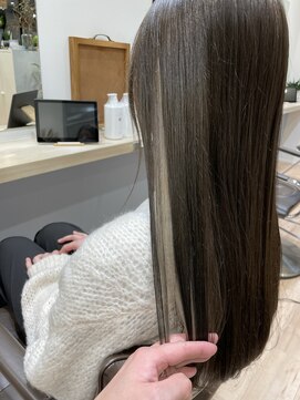 コノアラボ 守谷店(Conoah labo) ホワイトグレージュ/デジタルパーマ/チェリーブラウン/守谷