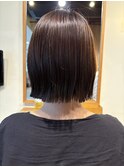 切りっぱなしボブ