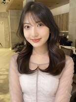 グランド(GRAND)&nbsp;セミロング30代40代ストレートレイヤー前髪なし前髪あり表参道