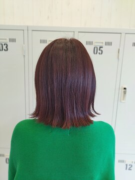 トキ(TOKI) ツヤ感ショコラブラウンボブ