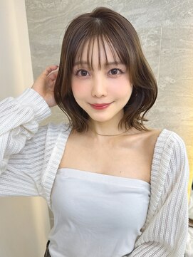 ロンドガーネット 池袋(Lond garnet) 暗めカラー/韓国風巻き/レイヤーカット/髪質改善/縮毛矯正/池袋